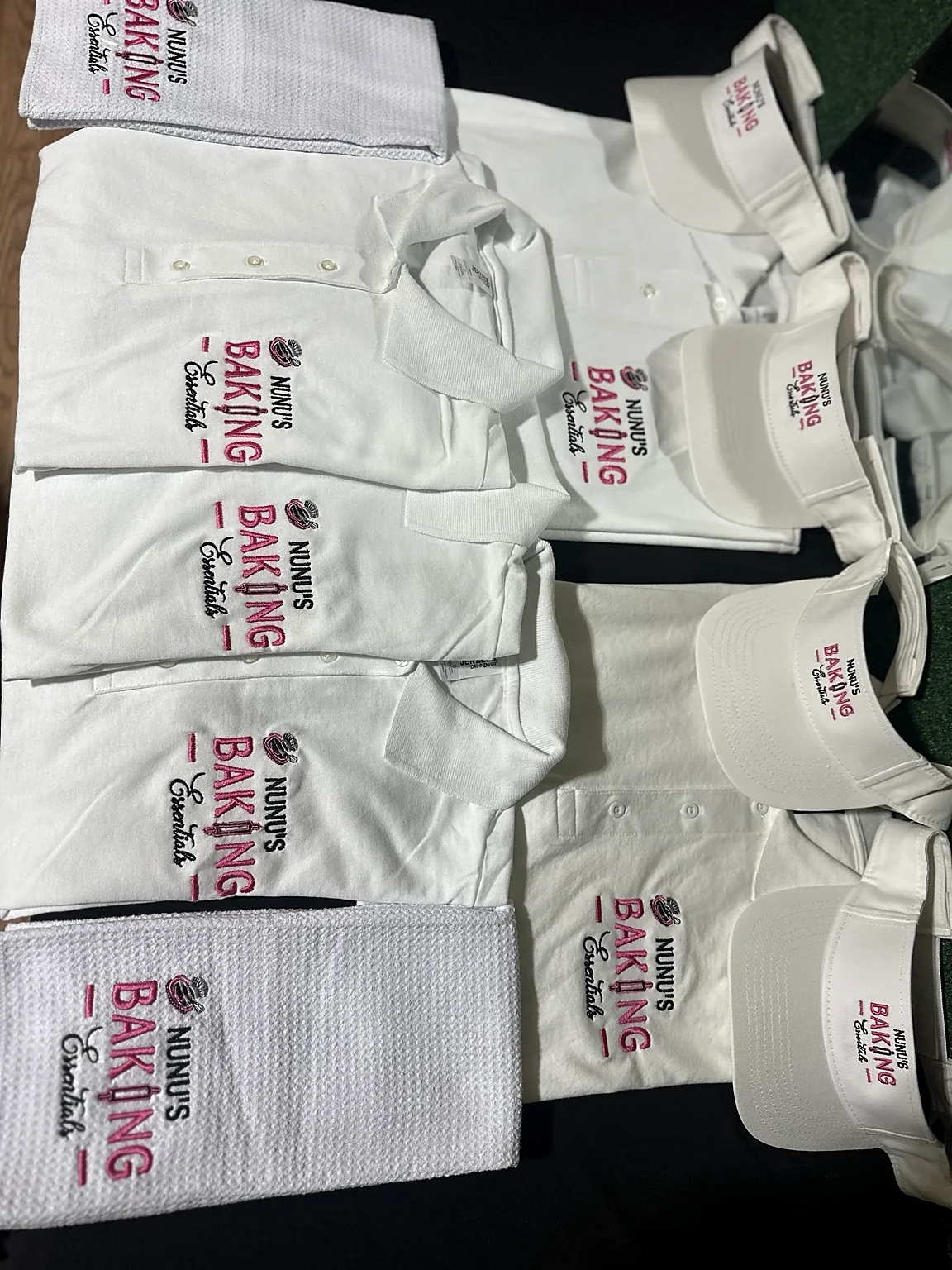 Embroidered business uniforms produced by Adequate Apparel